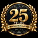 Commemorative seal: 25 years of KamoCRM product development, 2001 to 2026